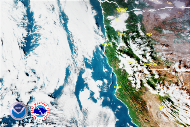 Rain Forecast Early in Work Week | Wild Coast Compass
