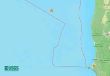 Three Quakes Strike Off the Coast